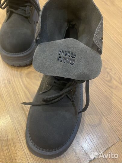 Ботинки замшевые демисезонные женские