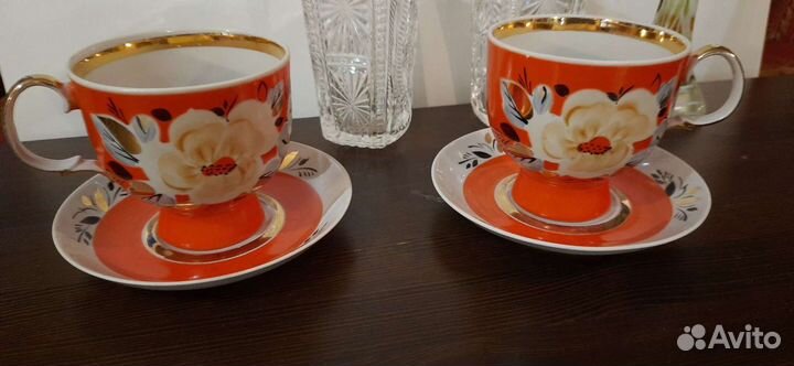 Кружки большые мальвы