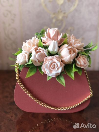 Букет цветов из мыла