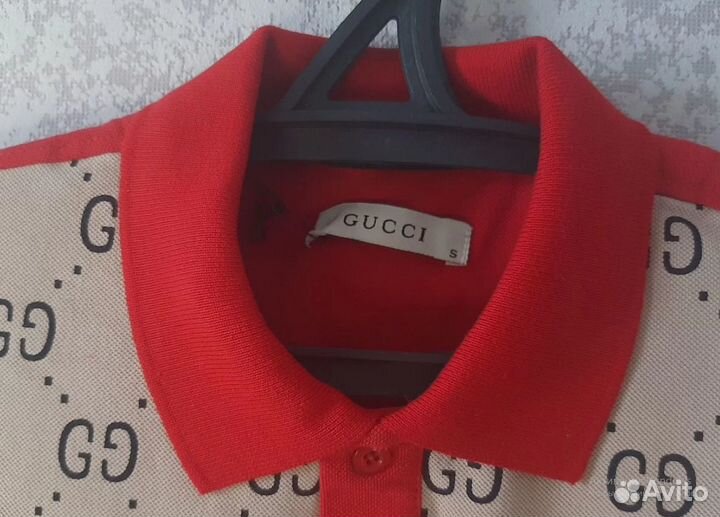 Батник polo Gucci красный