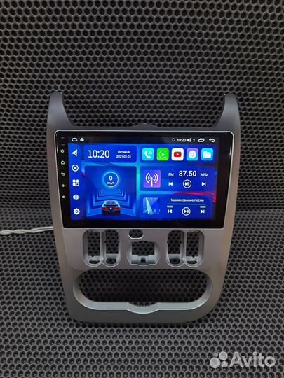 Магнитола Largus Logan Android IPS экран Новая