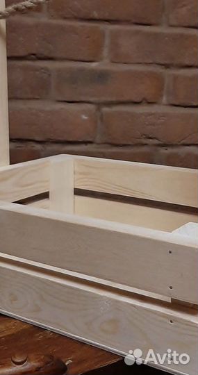 Ящик деревянный подарочный