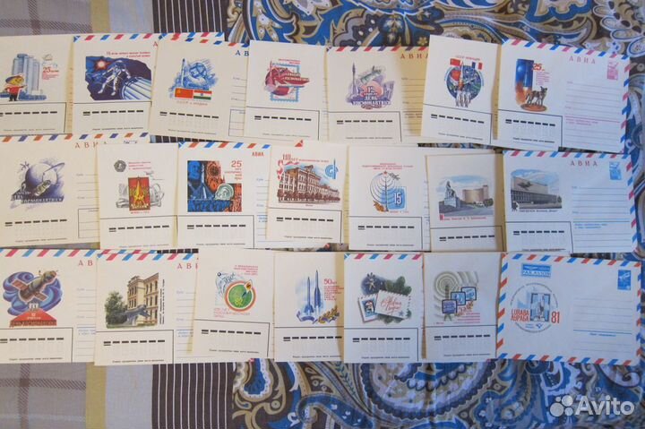 Конверты СССР Космос 1980-е годы