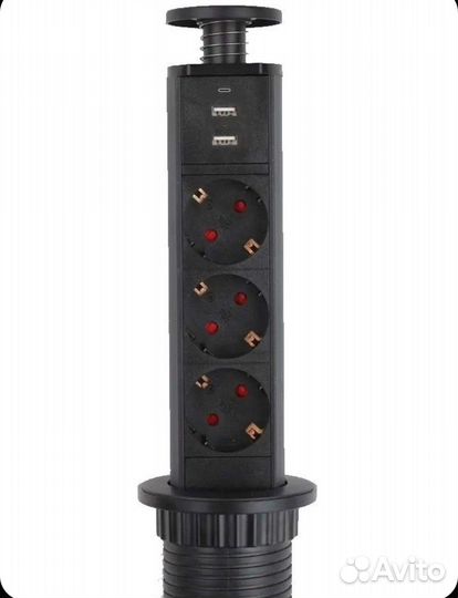 Выдвижная розетка для кухни