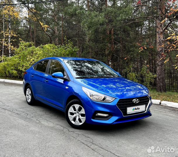 Hyundai Solaris 1.4 МТ, 2018, 70 000 км