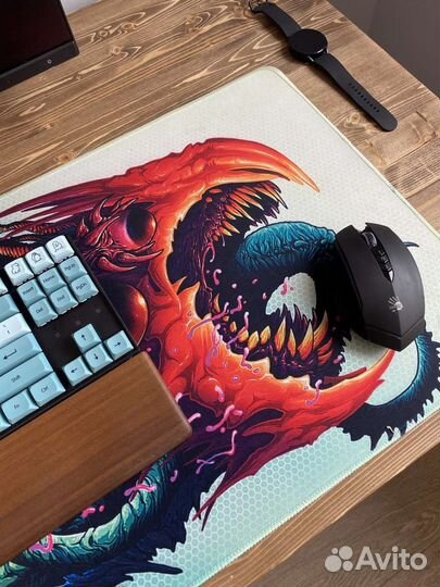 Игровой коврик для мыши большой 90х40