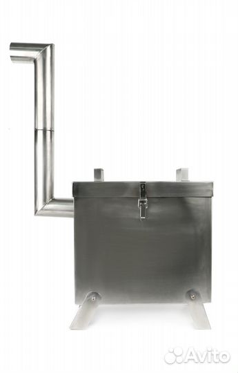 Коптильня, печь, жаровня,супница из нержавейки 4в1