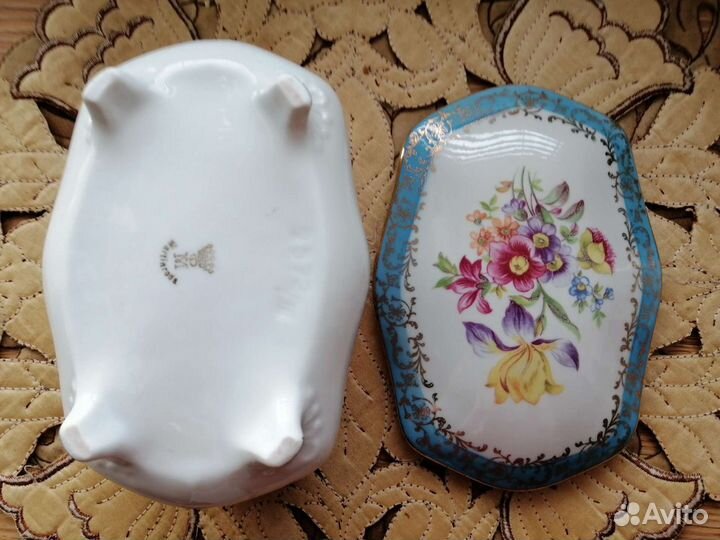 Фарфоровая шкатулка Martinroda, Германия. Винтаж