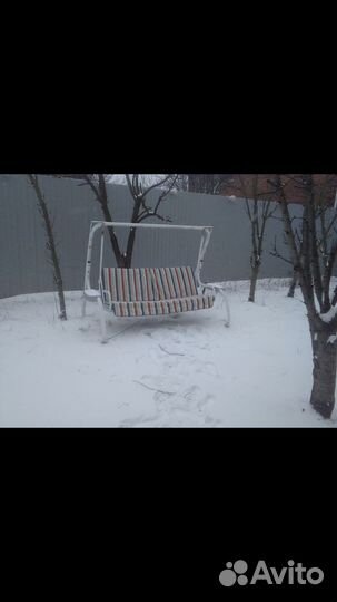 Садовые качели бу