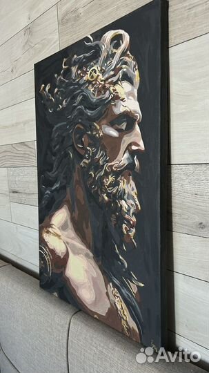 Картина Зевс на холсте с подрамником