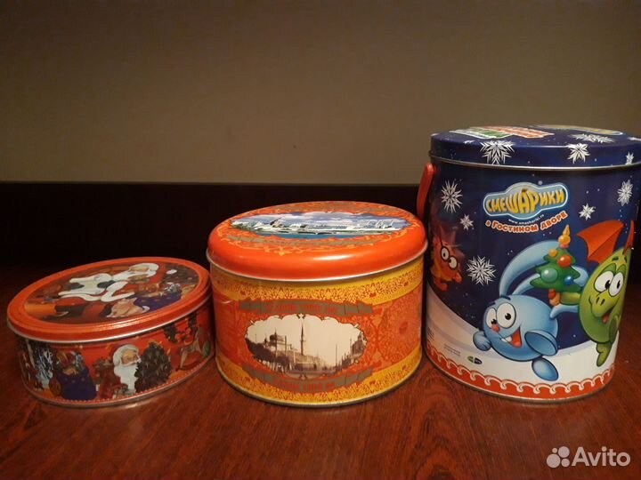 Коробки из-под чая и конфет