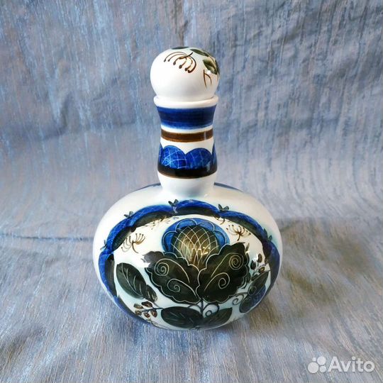 Штоф графин с рюмками СССР керамика