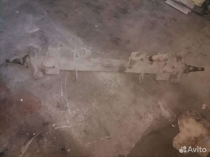 Ось для прицепа с тормозами