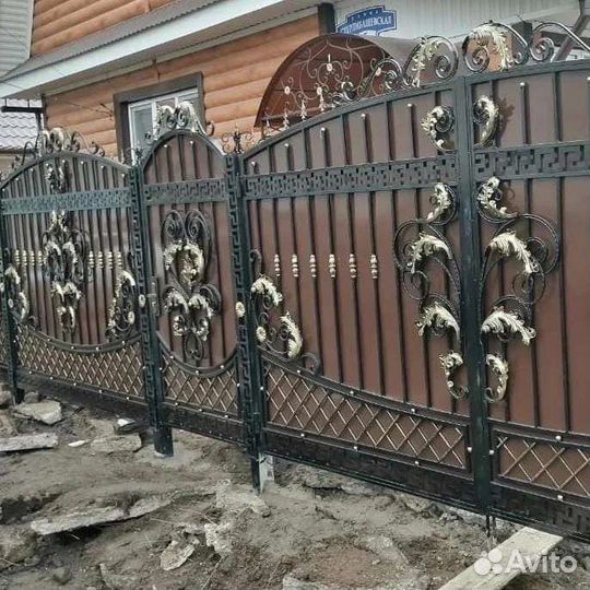 Кованые ворота и калитки