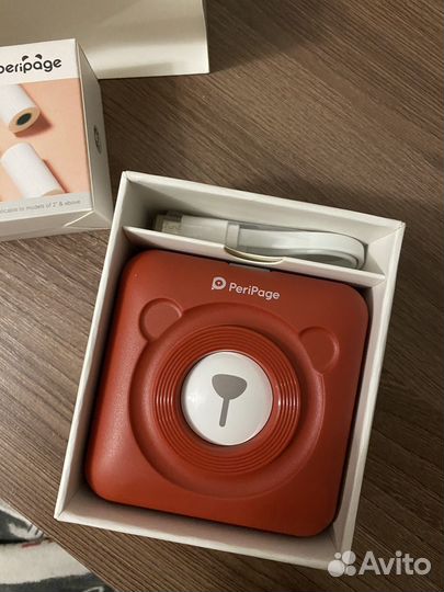 Термопринтер, ч/б, 304dpi, портативный