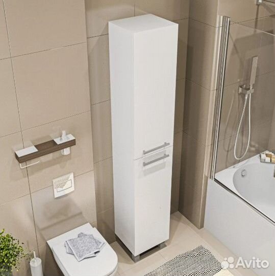 Пенал Соната 35Н 2д.б/к Белый глянец R