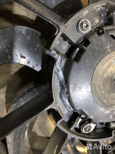 Вентилятор радиатора granta fl с кондиционером