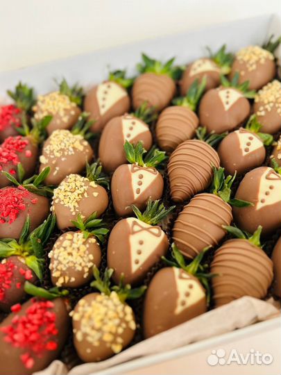 Клубника в настоящем шоколаде