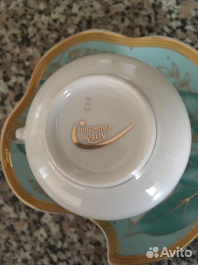 Сервиз (чашка и блюдце) СССР