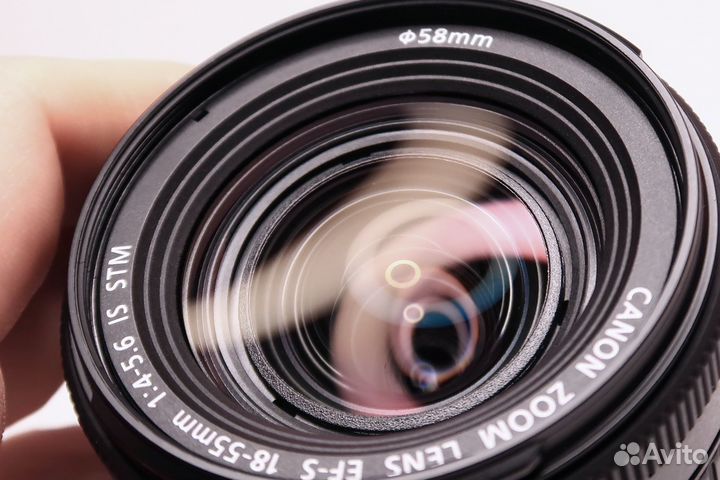 Объектив Canon EF-S 18-55 IS STM (sn4658) сост нов
