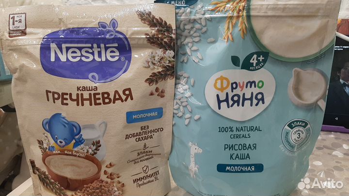 Детские каши молочные