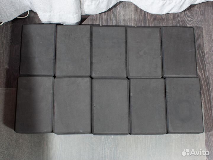 Блоки для фитнеса, кирпичики для гимнастики, 10 шт