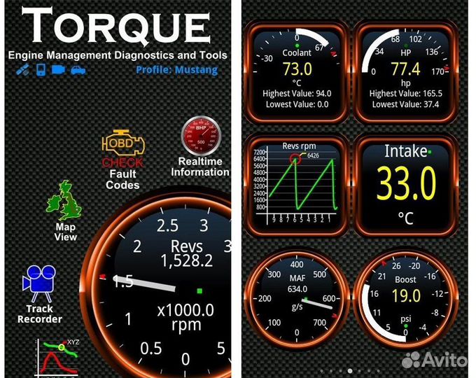 Автосканер OBD II WI-FI вер.1,5