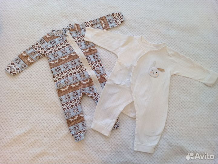 Одежда пакетом на новорожденную, 62-68