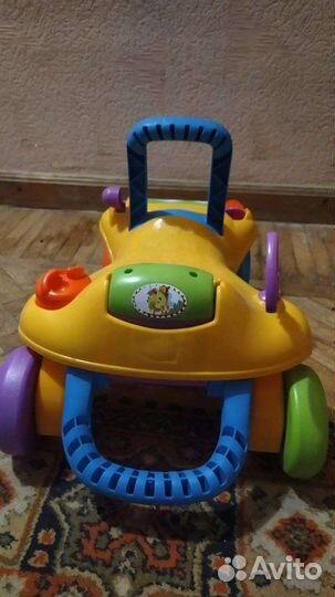 Машинка-каталка 2 в одном