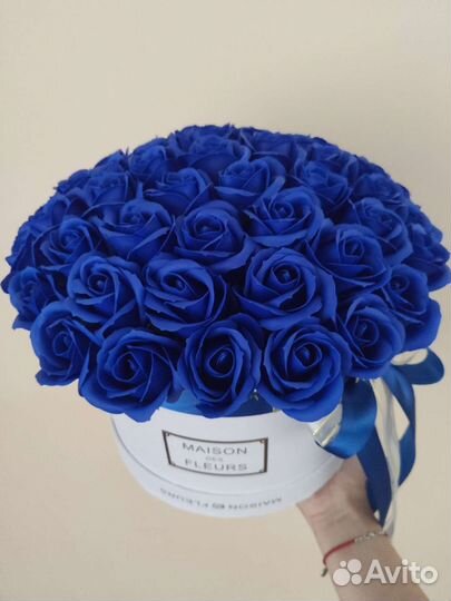 Букет из мыльных роз 51 шт