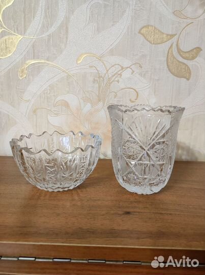 Салатник хрустальный