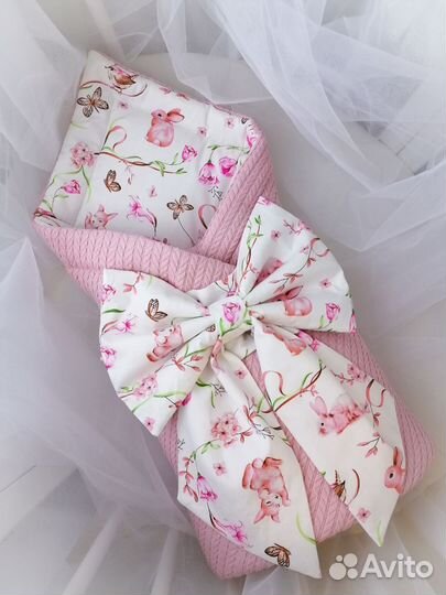 Конверт на выписку для девочки весна