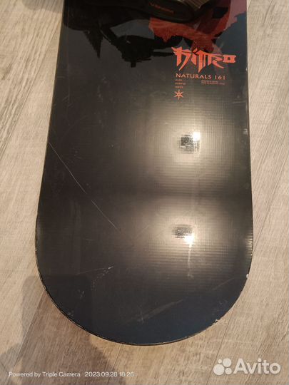 Сноуборд Nitro-naturals(camber) 161 с креплениями