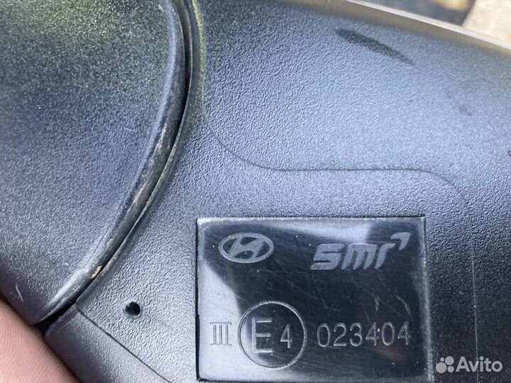 Левое зеркало с повторителем Хендай Солярис 1