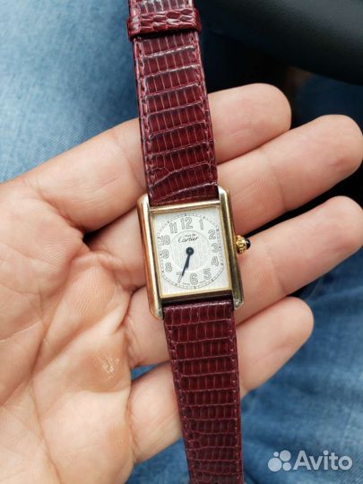 Часы cartier tank оригинал