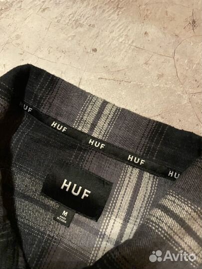 Рубашка Huf M оригинал плотная