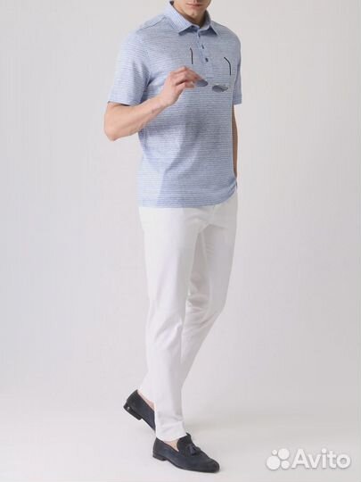 Поло льняное Ermenegildo Zegna