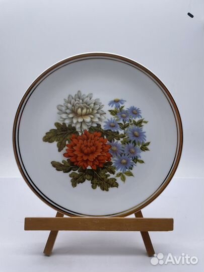 Тарелка настенная Цветы Германия