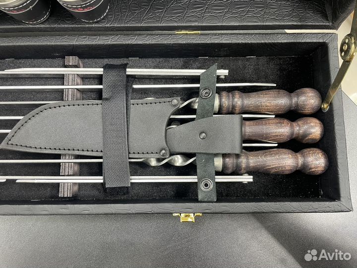 Шашлычный набор Кизляр #2 кожа