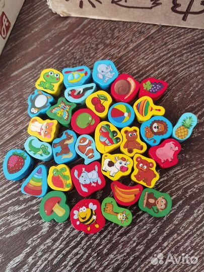 Развивающие деревянные игрушки