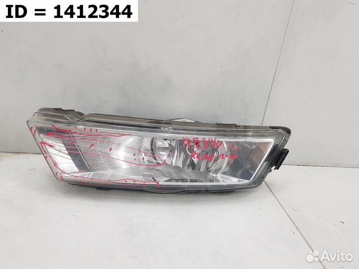 Птф передняя левая Skoda Rapid