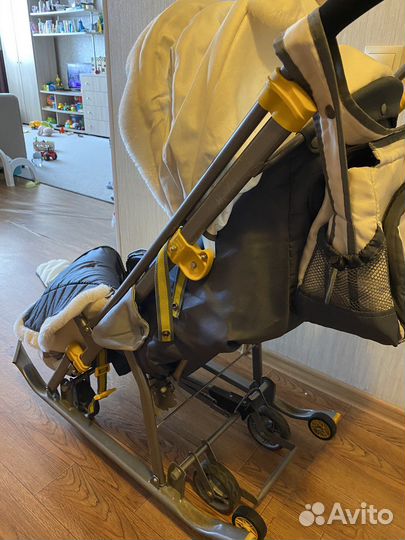 Детские санки коляска бу