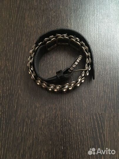 Кожаный ремень (лак) марка Marina Creazioni