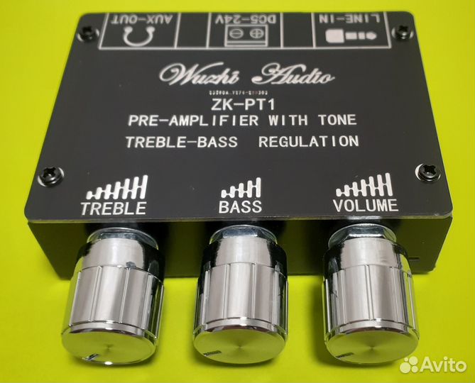 Предварительный усилитель с Bluetooth и тембром