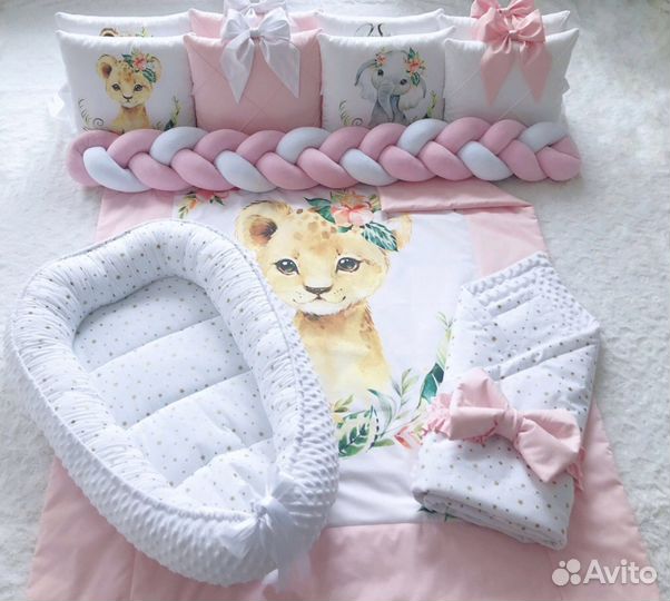 Комплект в кроватку (Бортики,Конверты и тд)