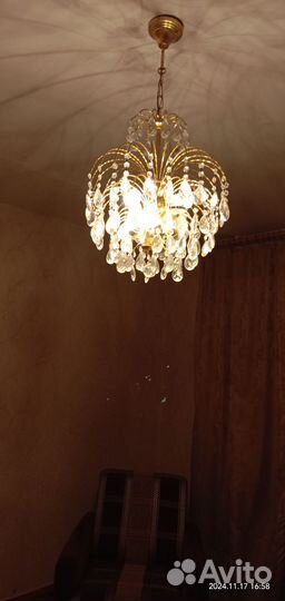 Люстра хрустальная