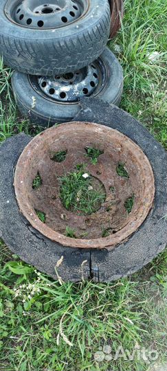 Диск от немецкого грузовика времён ВОВ