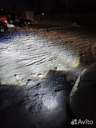 LED птф линзы Лада Приора