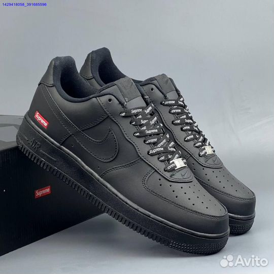 Кроссовки Nike Air Force 1 Low & Supreme (Арт.96035)