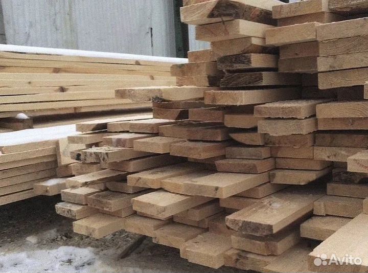 Доска обрезная 50х100х6000 Для опалубки